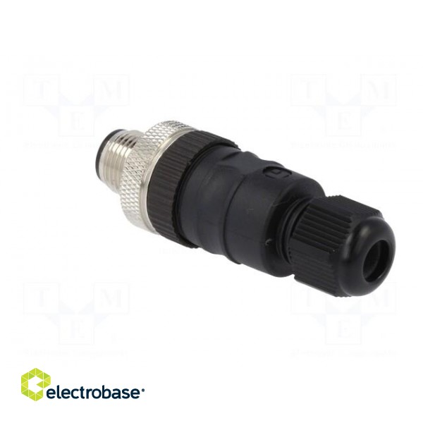 Plug | M12 | PIN: 3 | male | A code-DeviceNet / CANopen | for cable paveikslėlis 4