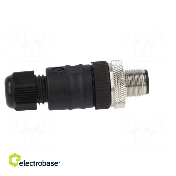 Plug | M12 | PIN: 3 | male | A code-DeviceNet / CANopen | for cable paveikslėlis 7