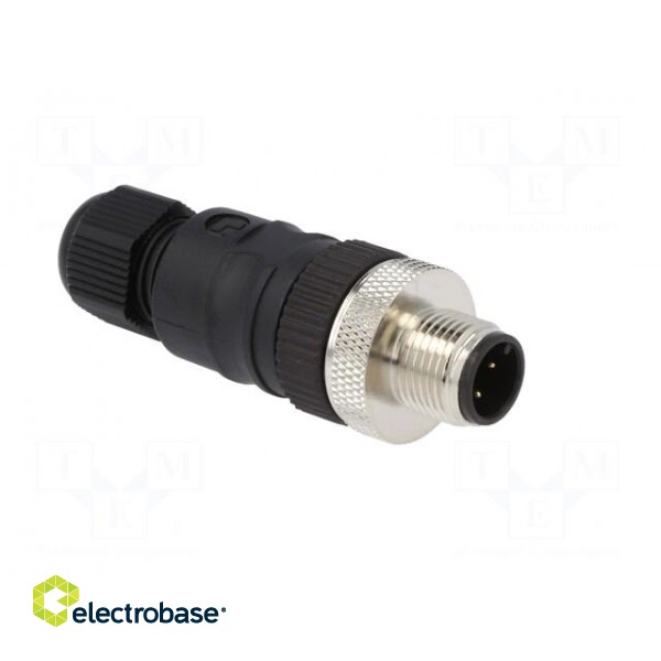 Plug | M12 | PIN: 3 | male | A code-DeviceNet / CANopen | for cable image 8