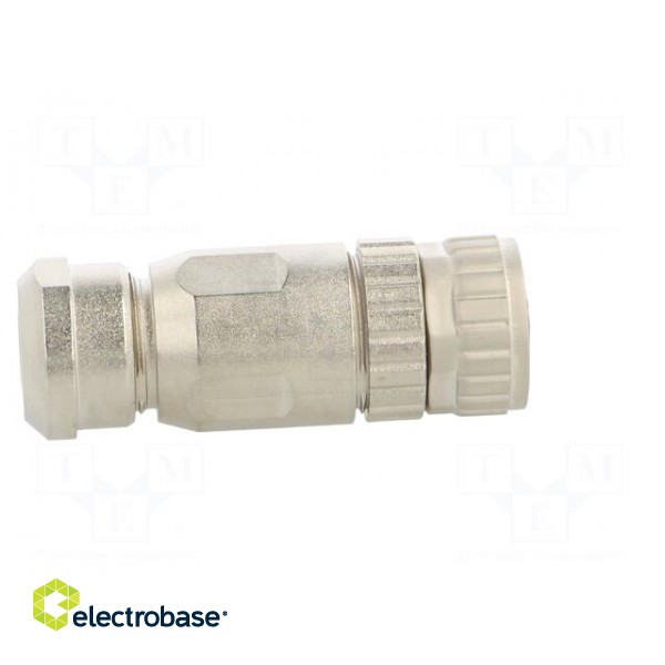 Plug | M12 | PIN: 4 | female | B code-Profibus | for cable | straight фото 7