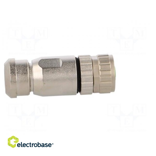 Plug | M12 | PIN: 4 | female | D code-Ethernet | for cable | IP67 | 250V фото 7