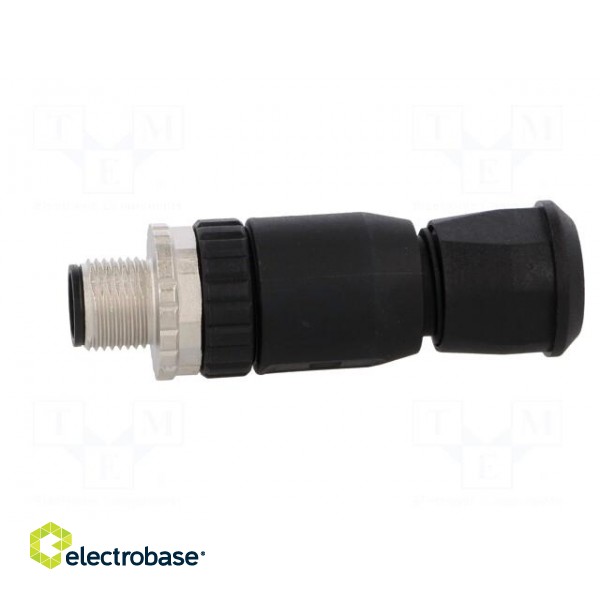 Plug | M12 | PIN: 4 | male | A code-DeviceNet / CANopen | for cable фото 3