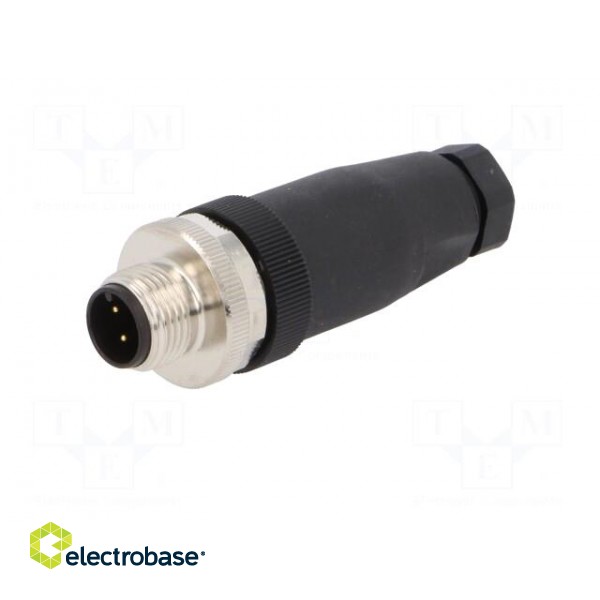 Plug | M12 | PIN: 4 | male | A code-DeviceNet / CANopen | for cable фото 2