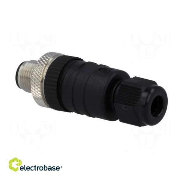 Plug | M12 | PIN: 4 | male | A code-DeviceNet / CANopen | for cable image 4