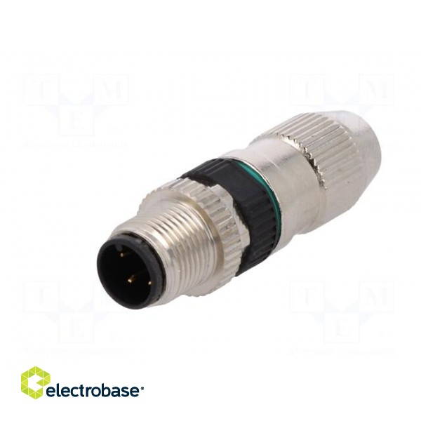 Plug | M12 | PIN: 4 | male | A code-DeviceNet / CANopen | for cable | IDC фото 2