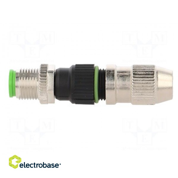 Plug | M12 | PIN: 4 | male | A code-DeviceNet / CANopen | for cable | IDC фото 3