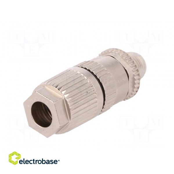 Plug | M12 | PIN: 4 | male | D code-Ethernet | for cable | IDC | IP67 | 4A image 6