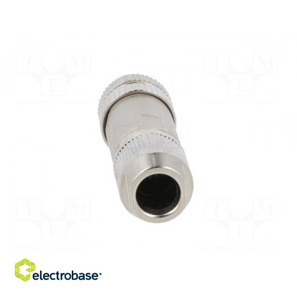 Plug | M12 | PIN: 4 | male | D code-Ethernet | for cable | push-lock | IP67 фото 5