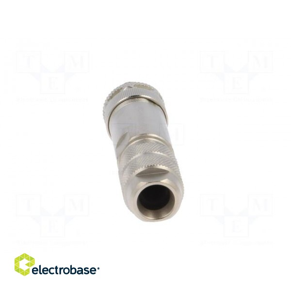 Plug | M12 | PIN: 4 | male | D code-Ethernet | for cable | screw terminal фото 5