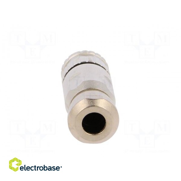 Plug | M12 | PIN: 4 | male | D code-Ethernet | for cable | screw terminal фото 5