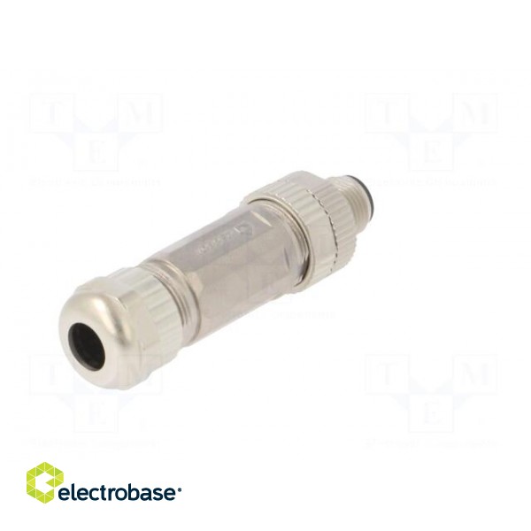 Plug | M12 | PIN: 4 | male | D code-Ethernet | for cable | soldering | IP65 фото 6
