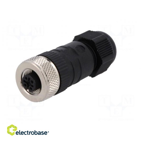 Plug | M12 | PIN: 5 | female | A code-DeviceNet / CANopen | for cable фото 2
