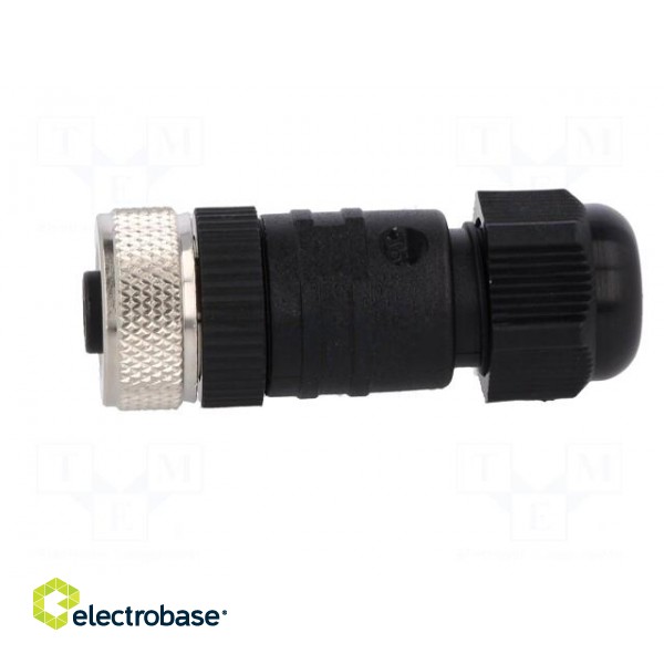 Plug | M12 | PIN: 5 | female | A code-DeviceNet / CANopen | for cable фото 3