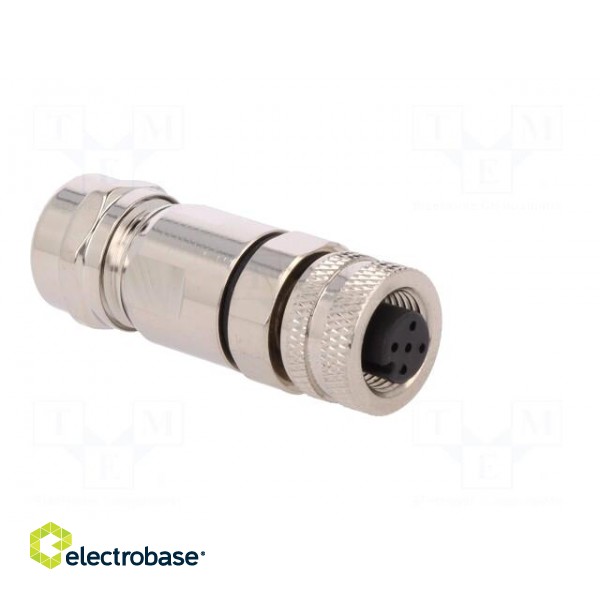 Plug | M12 | PIN: 5 | female | A code-DeviceNet / CANopen | for cable фото 8