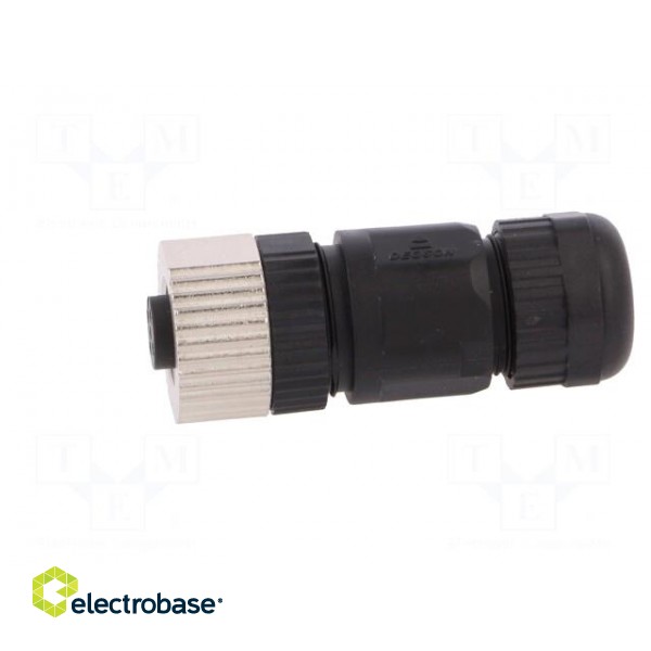 Plug | M12 | PIN: 5 | female | A code-DeviceNet / CANopen | for cable фото 3