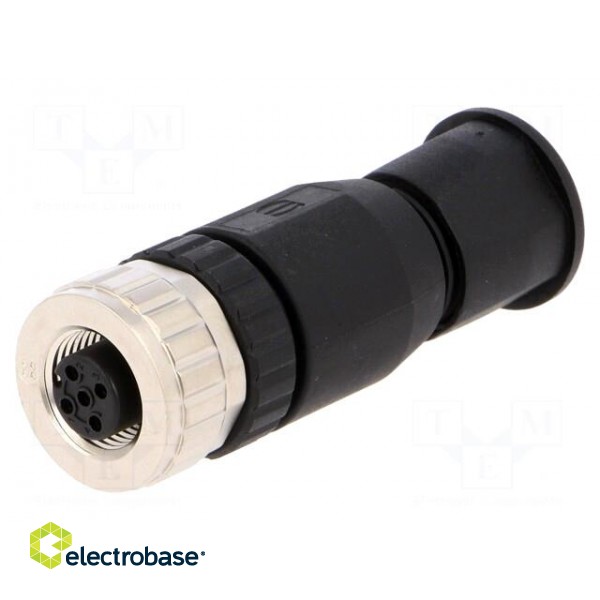 Plug | M12 | PIN: 5 | female | A code-DeviceNet / CANopen | for cable image 1