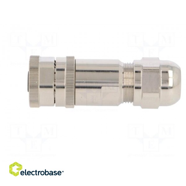 Plug | M12 | PIN: 5 | female | B code-Profibus | for cable | IP67 | 60V | 4A фото 3