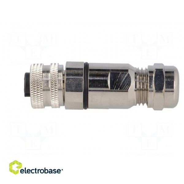 Plug | M12 | PIN: 5 | female | B code-Profibus | for cable | soldered image 3