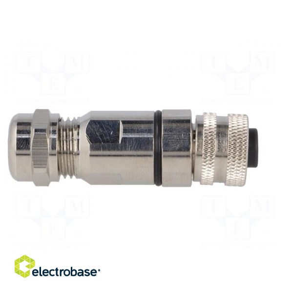 Plug | M12 | PIN: 5 | female | B code-Profibus | for cable | soldered image 7