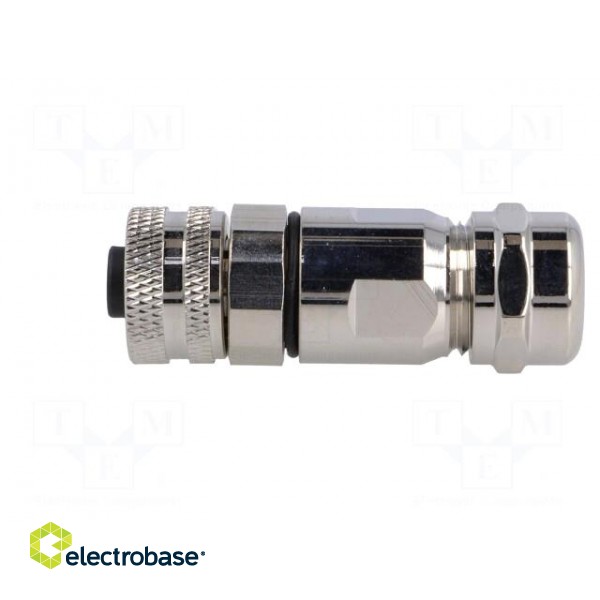 Plug | M12 | PIN: 5 | female | B code-Profibus | for cable | soldered фото 3