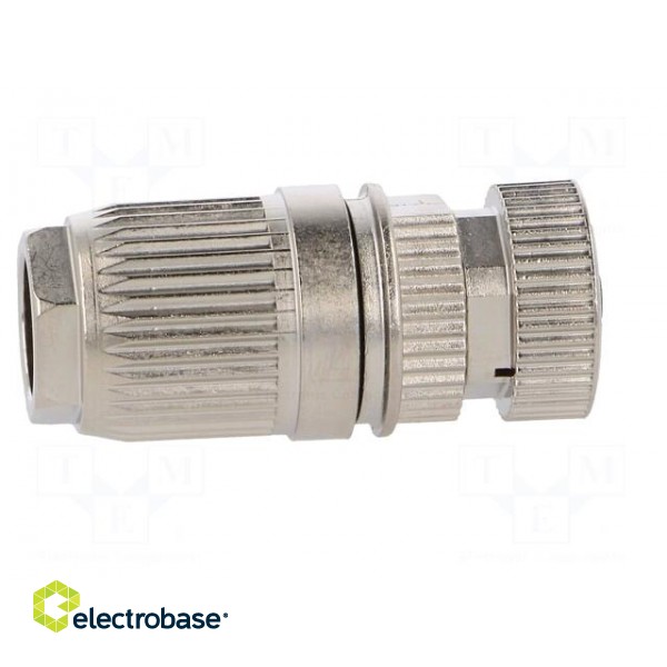 Plug | M12 | PIN: 5 | female | L code-Power | for cable | IP67 | straight фото 7