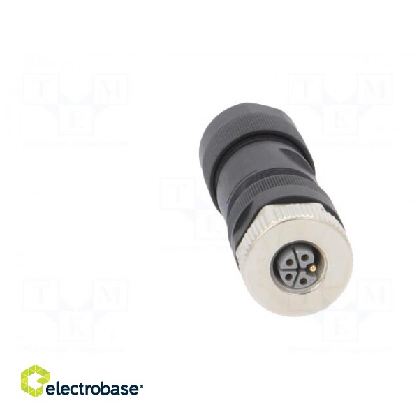 Plug | M12 | PIN: 5 | female | L code-Power | for cable | screw terminal image 9