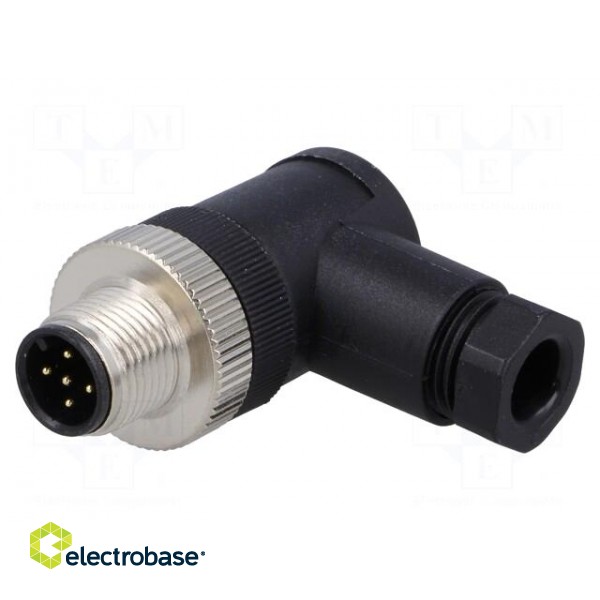 Plug | M12 | PIN: 5 | male | A code-DeviceNet / CANopen | for cable image 1