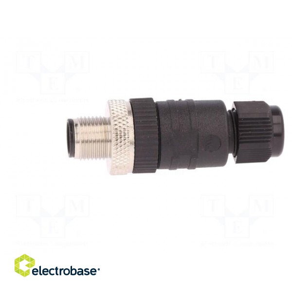 Plug | M12 | PIN: 5 | male | A code-DeviceNet / CANopen | for cable фото 3