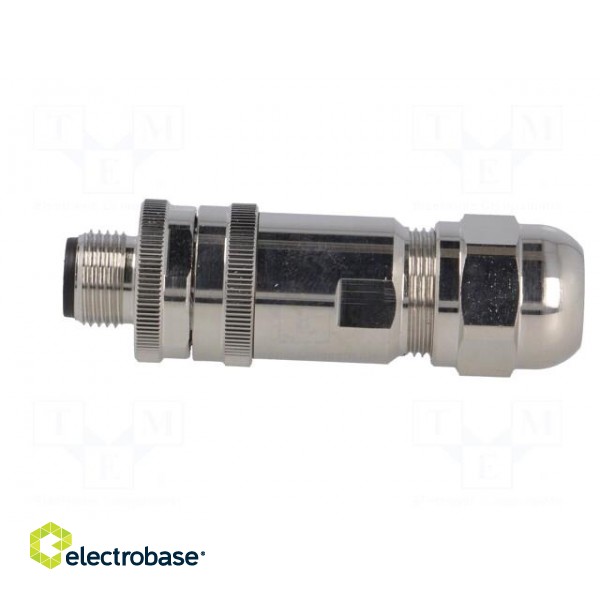 Plug | M12 | PIN: 5 | male | B code-Profibus | for cable | screw terminal фото 3
