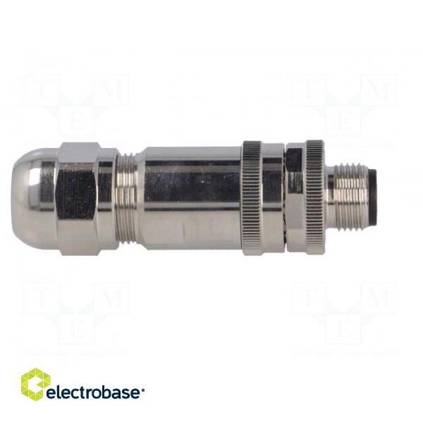Plug | M12 | PIN: 5 | male | B code-Profibus | for cable | screw terminal фото 7