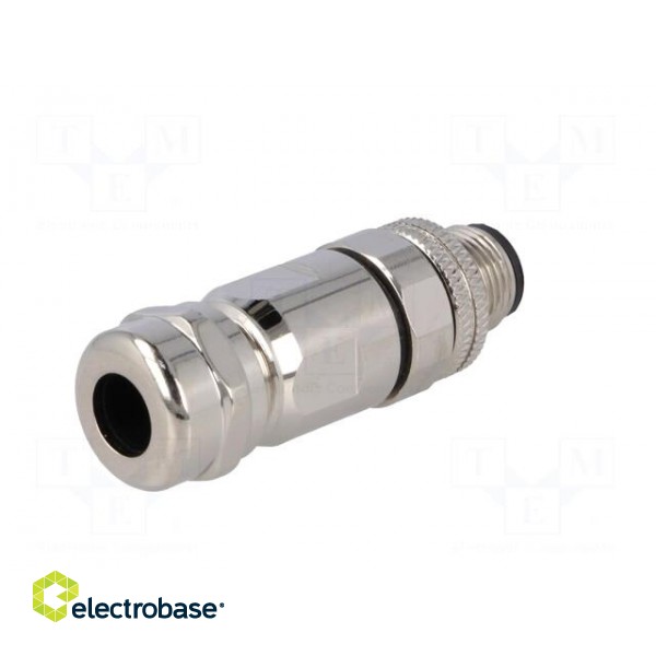 Plug | M12 | PIN: 5 | male | B code-Profibus | for cable | soldered | IP67 image 6