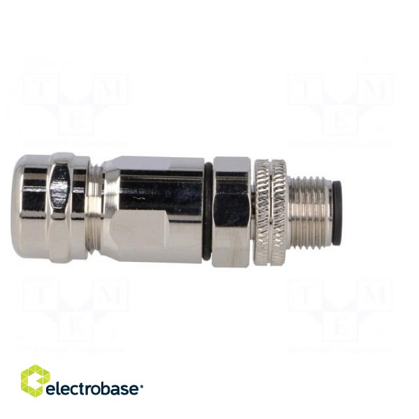 Plug | M12 | PIN: 5 | male | B code-Profibus | for cable | soldered | IP67 image 7