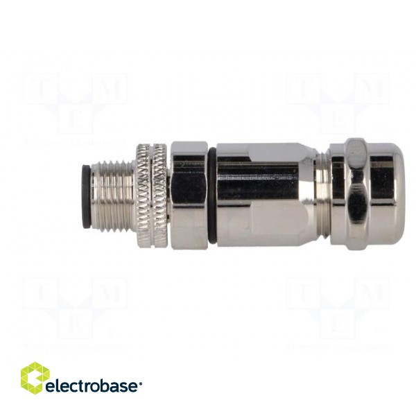 Plug | M12 | PIN: 5 | male | B code-Profibus | for cable | soldered | IP67 image 3
