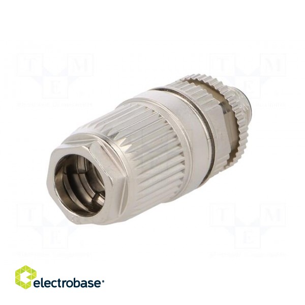 Plug | M12 | PIN: 5 | male | L code-Power | for cable | IDC | IP67 | straight image 6