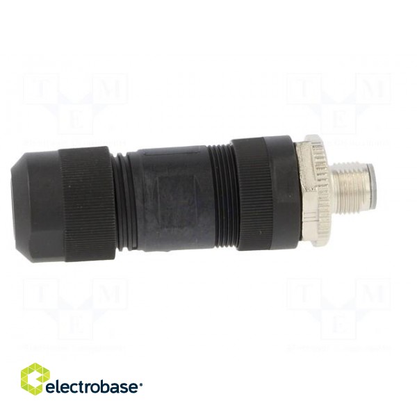 Plug | M12 | PIN: 5 | male | L code-Power | for cable | screw terminal фото 7