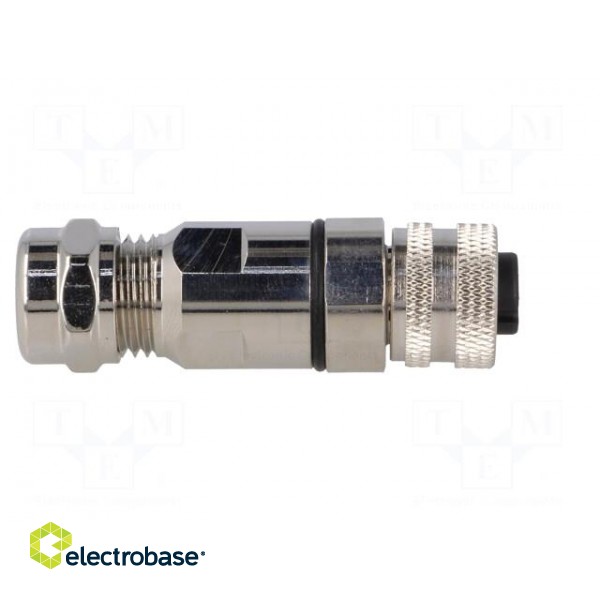 Plug | M12 | PIN: 8 | female | A code-DeviceNet / CANopen | for cable фото 7