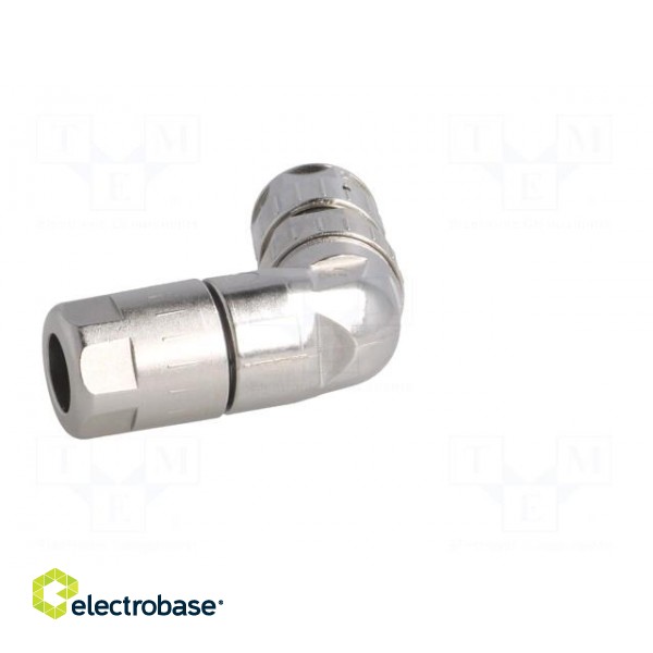 Plug | M12 | PIN: 8 | female | X code-ProfiNET | for cable | crimped | 48V image 5