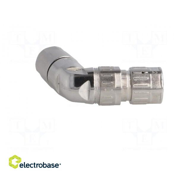 Plug | M12 | PIN: 8 | female | X code-ProfiNET | for cable | crimped | 48V фото 7