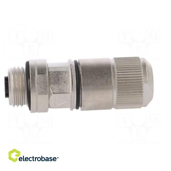 Plug | M12 | PIN: 8 | female | X code-ProfiNET | for cable | IDC | IP67 image 3