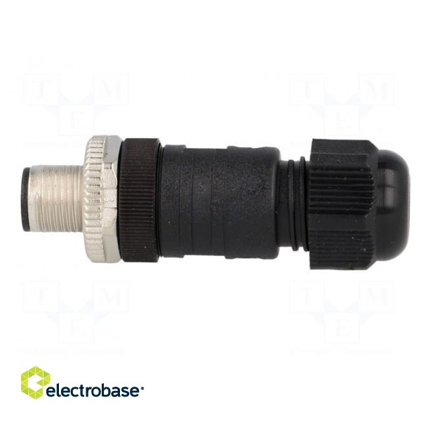 Plug | M12 | PIN: 8 | male | A code-DeviceNet / CANopen | for cable paveikslėlis 3