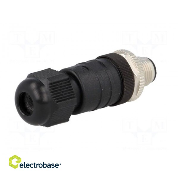 Plug | M12 | PIN: 8 | male | A code-DeviceNet / CANopen | for cable фото 6