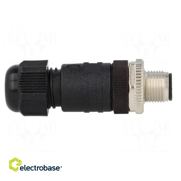 Plug | M12 | PIN: 8 | male | A code-DeviceNet / CANopen | for cable image 7