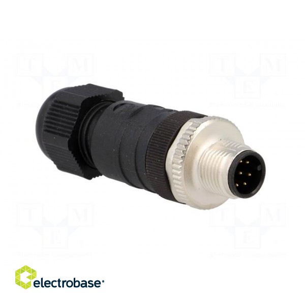 Plug | M12 | PIN: 8 | male | A code-DeviceNet / CANopen | for cable paveikslėlis 8