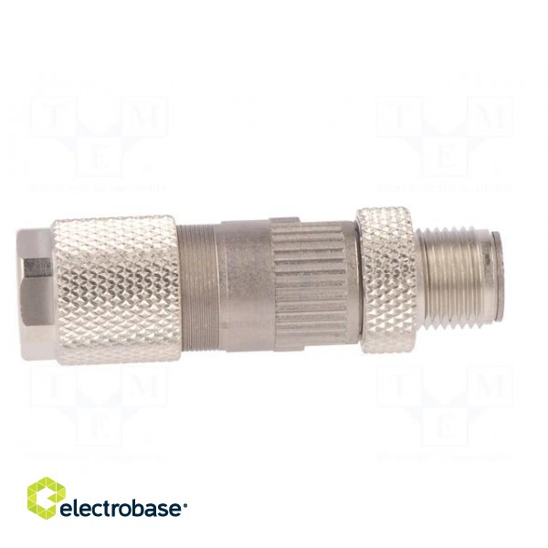 Plug | M12 | PIN: 8 | male | X code-ProfiNET | for cable | IDC | IP67 фото 7
