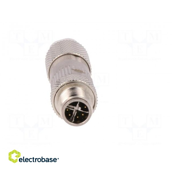 Plug | M12 | PIN: 8 | male | X code-ProfiNET | for cable | IDC | IP67 фото 9