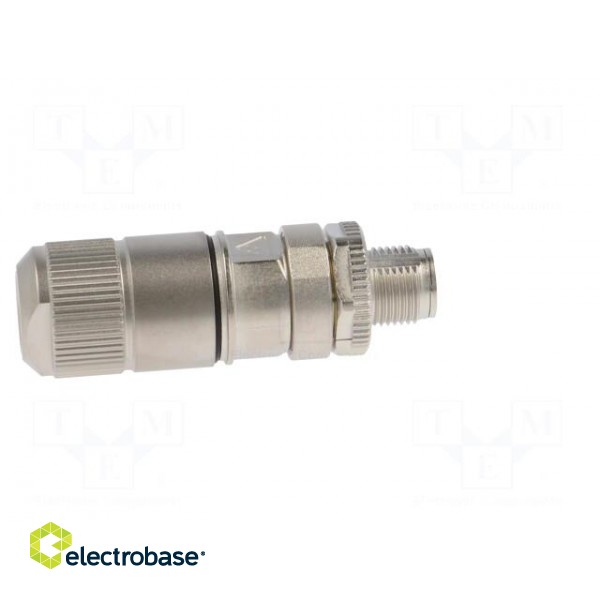 Plug | M12 | PIN: 8 | male | X code-ProfiNET | for cable | IDC | IP67 image 7