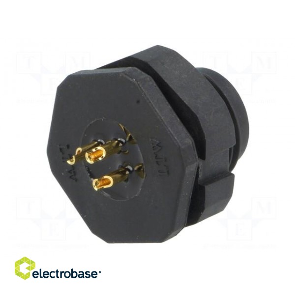 Socket | M12 | PIN: 3 | female | A code-DeviceNet / CANopen | soldering фото 6