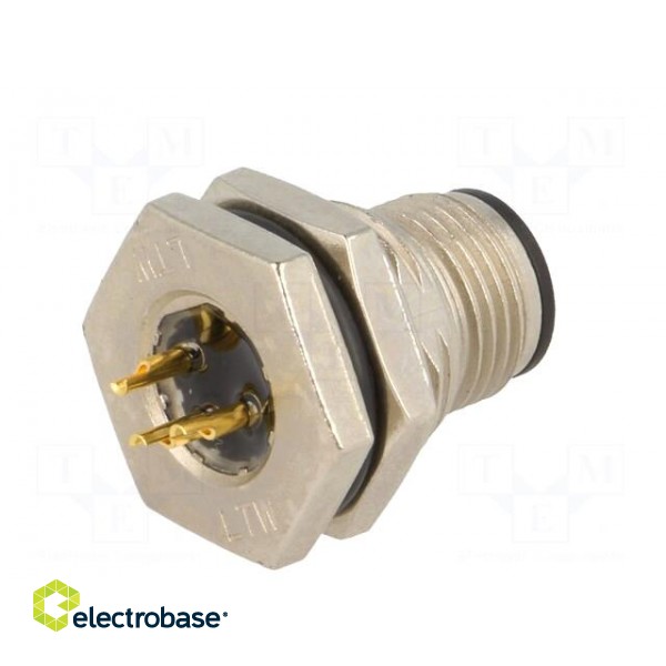 Socket | M12 | PIN: 3 | male | A code-DeviceNet / CANopen | soldering фото 6