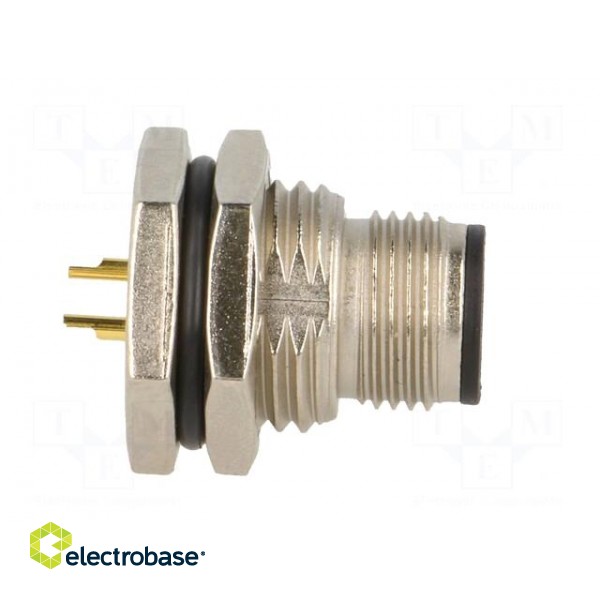 Socket | M12 | PIN: 3 | male | A code-DeviceNet / CANopen | soldering фото 7