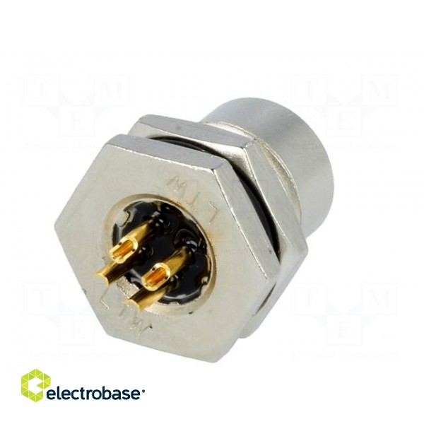 Socket | M12 | PIN: 4 | female | A code-DeviceNet / CANopen | soldering фото 6